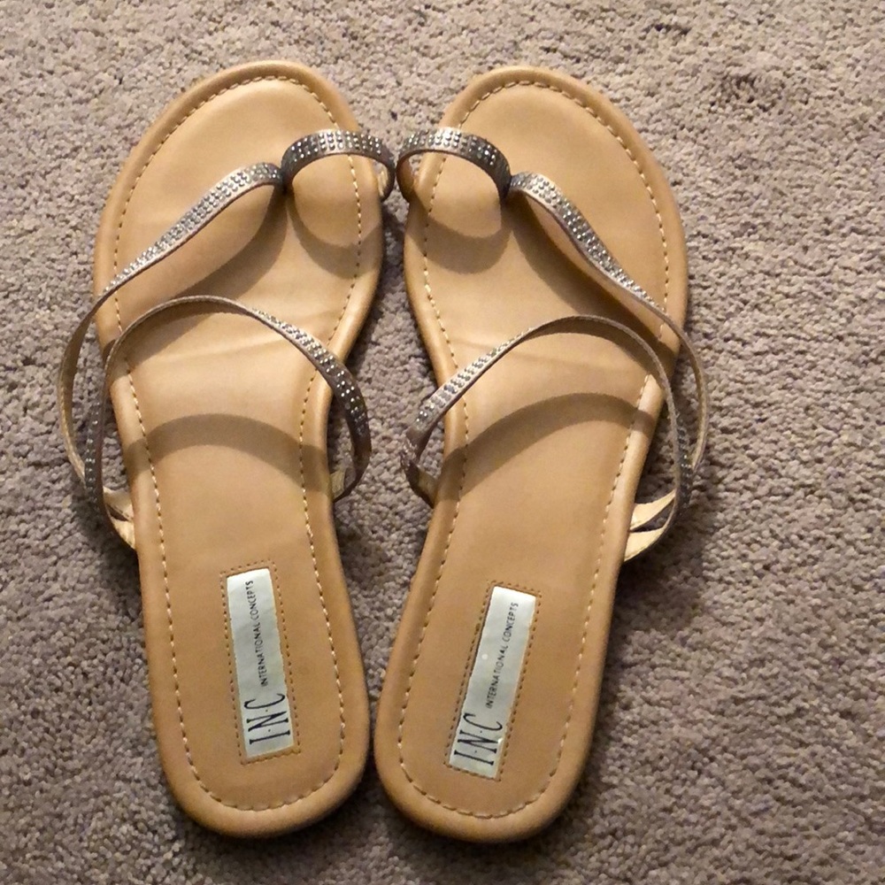 Bling flip flops